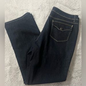 Gloria Vanderbilt Jeans 5 pocket dark wash‎ button pockets